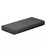   Powerbank, Everestus, 42FEB230574, 10000 mAh, 14.2x6.7x1.6 cm, Aluminiu, Negru