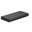 Baterie externa 10000 mAh, 18 W, USB-C, 2502E14950, Everestus, 14.2 x 6.6 x 1.6 cm, Aluminiu, Albastru marin francez