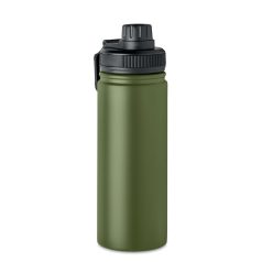   Sticla de apa bidon sport, Everestus, 42FEB231036, 500 ml, Ø7x22 cm, Otel, Verde Inchis