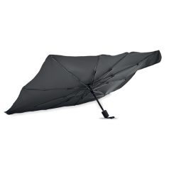   Umbrela de soare pentru parbriz auto, inchidere si deschidere manuala, Everestus, 42FEB232560, 79x140 cm, Poliester, Negru