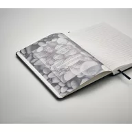  Agenda, Everestus, 42FEB231455, A5, Dictando, Coperta cu elastic, 80 file, 21x14.5x1.3 cm, Hartie, Negru