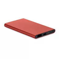   Baterie externa 4000 mAh, USB-C, 2509E16028, Everestus, 6.8x11x1 cm, Aluminiu, Burgundy