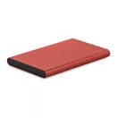 Baterie externa 4000 mAh, USB-C, 2509E16028, Everestus, 6.8x11x1 cm, Aluminiu, Burgundy