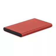   Baterie externa 4000 mAh, USB-C, 2509E16028, Everestus, 6.8x11x1 cm, Aluminiu, Burgundy