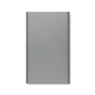   Powerbank 4000 mAh, USB-C, 2401E15727, Everestus, 6.8x11x1 cm, Aluminiu, Gri