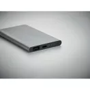 Powerbank 4000 mAh, USB-C, 2401E15727, Everestus, 6.8x11x1 cm, Aluminiu, Gri