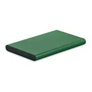 Baterie externa 4000 mAh, USB-C, 2509E16029, Everestus, 6.8x11x1 cm, Aluminiu, Verde inchis