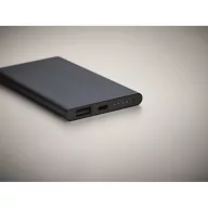   Baterie externa 4000 mAh, USB-C, 2502E14951, Everestus, 6.8 x 11 x 1 cm, Aluminiu, Albastru marin francez