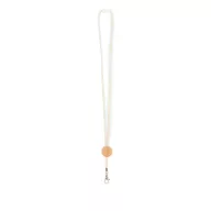 Lanyard, Everestus, 42FEB230214, 50x0.45 cm, Bumbac, Bej