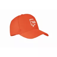   Sapca baseball, 2401E15864, Everestus, 20x17x12 cm, rPET, Portocaliu