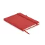 Agenda, Everestus, 42FEB231466, A5, Dictando, Coperta cu elastic, 96 file, 21.2x14.6x1.6 cm, Hartie, Rosu