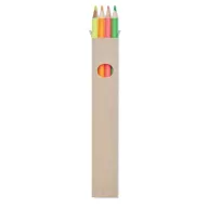   Set 4 creioane, Everestus, 42FEB230320, 17.5x0.75 cm, Lemn, Multicolor