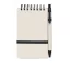 Agenda cu pix, Everestus, 42FEB231478, A6, Dictando, Coperta cu elastic, 70 file, 8.2x1.2x14 cm, Hartie, Negru