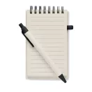 Agenda cu pix, Everestus, 42FEB231478, A6, Dictando, Coperta cu elastic, 70 file, 8.2x1.2x14 cm, Hartie, Negru