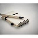 Agenda cu pix, Everestus, 42FEB231478, A6, Dictando, Coperta cu elastic, 70 file, 8.2x1.2x14 cm, Hartie, Negru