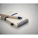 Agenda cu pix, Everestus, 42FEB231479, A6, Dictando, Coperta cu elastic, 70 file, 8.2x1.2x14 cm, Hartie, Albastru