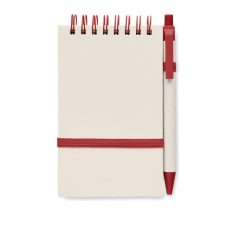   Agenda cu pix, Everestus, 42FEB231480, A6, Dictando, Coperta cu elastic, 70 file, 8.2x1.2x14 cm, Hartie, Rosu
