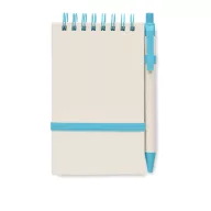   Agenda cu pix, Everestus, 42FEB231481, A6, Dictando, Coperta cu elastic, 70 file, 8.2x1.2x14 cm, Hartie, Turcoaz