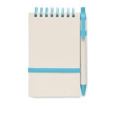   Agenda cu pix, Everestus, 42FEB231481, A6, Dictando, Coperta cu elastic, 70 file, 8.2x1.2x14 cm, Hartie, Turcoaz