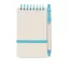 Agenda cu pix, Everestus, 42FEB231481, A6, Dictando, Coperta cu elastic, 70 file, 8.2x1.2x14 cm, Hartie, Turcoaz