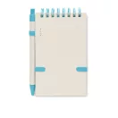 Agenda cu pix, Everestus, 42FEB231481, A6, Dictando, Coperta cu elastic, 70 file, 8.2x1.2x14 cm, Hartie, Turcoaz