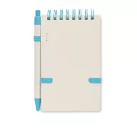   Agenda cu pix, Everestus, 42FEB231481, A6, Dictando, Coperta cu elastic, 70 file, 8.2x1.2x14 cm, Hartie, Turcoaz
