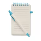 Agenda cu pix, Everestus, 42FEB231481, A6, Dictando, Coperta cu elastic, 70 file, 8.2x1.2x14 cm, Hartie, Turcoaz
