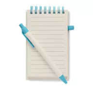   Agenda cu pix, Everestus, 42FEB231481, A6, Dictando, Coperta cu elastic, 70 file, 8.2x1.2x14 cm, Hartie, Turcoaz