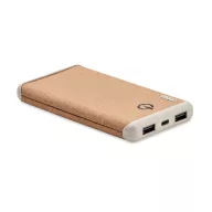   Powerbank, Everestus, 42FEB230583, 10000 mAh, 13.4x7.0x1.6 cm, Plastic, Bej