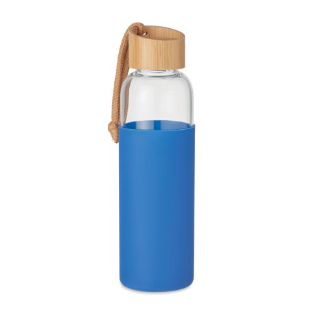 Sticla de apa bidon sport, Everestus, 42FEB231014, 500 ml, Ø6.5x23.5 cm, Sticla, Albastru Royal