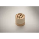 Boxa portabila, 300 mAh, 3 W, Wireless, 2410E24504, Everestus, ø6.1 x 5.3 cm, Bambus, Bej