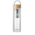 Sticla de apa cu infuzor de ceai, Everestus, 42FEB231031, 400 ml, Ø6.5x23.5 cm, Sticla, Transparent