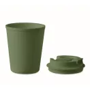 Cana 300 ml, 2410E25534, Everestus, ø9 x 12 cm, Polipropilena, Verde inchis