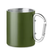   Cana, Everestus, 42FEB232356, 300 ml, 11x8.5 cm, Otel, Verde Inchis