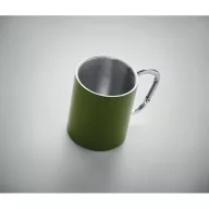   Cana, Everestus, 42FEB232356, 300 ml, 11x8.5 cm, Otel, Verde Inchis