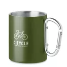 Cana, Everestus, 42FEB232356, 300 ml, 11x8.5 cm, Otel, Verde Inchis