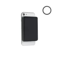   Powerbank cu incarcator wireless 15W, Everestus, 42FEB230570, 5000 mAh, 9.2x6.2x1.3 cm, ABS, Negru