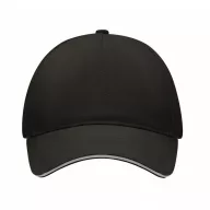   Sapca baseball, 2401E15879, Everestus, 21x16x11 cm, Bumbac, Alb, Negru