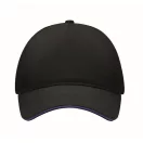 Sapca baseball, 2401E15871, Everestus, 21x16x11 cm, Bumbac, Negru, Albastru