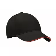   Sapca baseball, 2401E15872, Everestus, 21x16x11 cm, Bumbac, Negru, Rosu