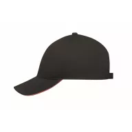   Sapca baseball, 2401E15872, Everestus, 21x16x11 cm, Bumbac, Negru, Rosu