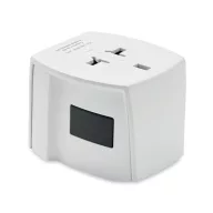   Adaptor USB A/C, Skross, 42FEB230697, 6.0x5.5x7.6 cm, Policarbonat, Alb