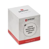   Adaptor USB A/C, Skross, 42FEB230697, 6.0x5.5x7.6 cm, Policarbonat, Alb