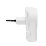   Adaptor USB Euro 2xA, Skross, 42FEB230700, 5x6x6 cm, Policarbonat, Alb