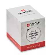   Adaptor USB Euro 2xA, Skross, 42FEB230700, 5x6x6 cm, Policarbonat, Alb