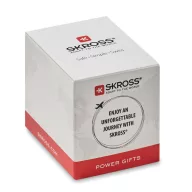   Adaptor USB Euro AC, Skross, 42FEB230699, 5x6x6 cm, Policarbonat, Alb