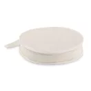 Geanta picnic echipata pentru 2 persoane, Everestus, 42FEB230657, Ø26.5x5 cm, Bumbac, Bej