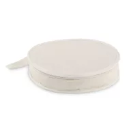   Geanta picnic echipata pentru 2 persoane, Everestus, 42FEB230657, Ø26.5x5 cm, Bumbac, Bej