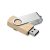 Memorie usb, Everestus, 42FEB232815, 16 GB, 5.6x2x1.2 cm, Bambus, Natur