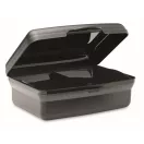 Caserola pentru pranz, 800 ml, 2401E15489, Everestus, 17x12x6 cm, Polipropilena, Negru